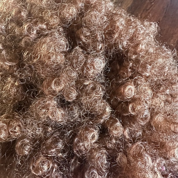 Brown Full Curly Afro Wig - Picture 3 of 6